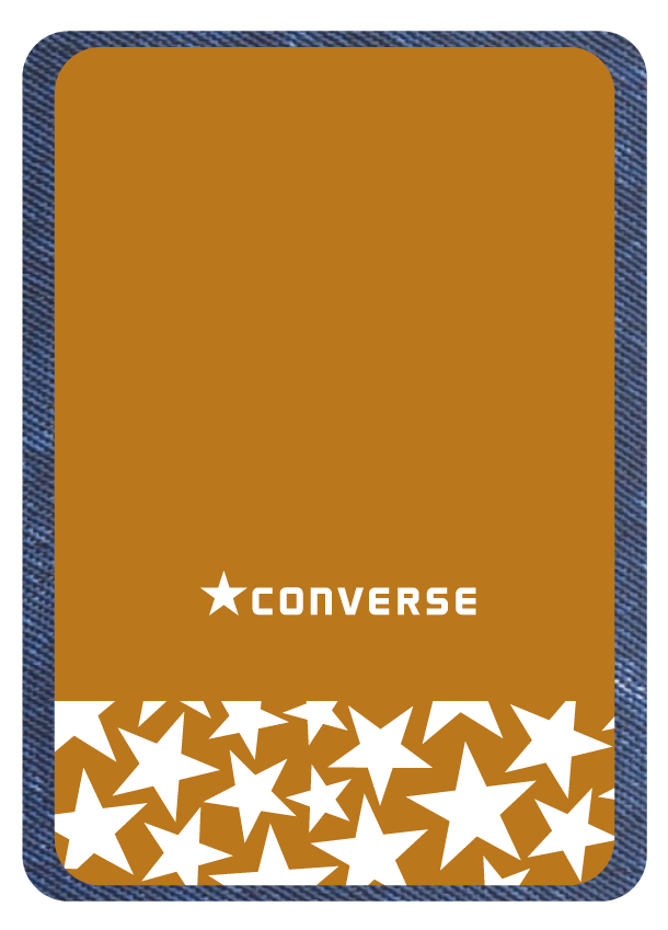 CONVERSE CASUAL                 デニム×キャメル