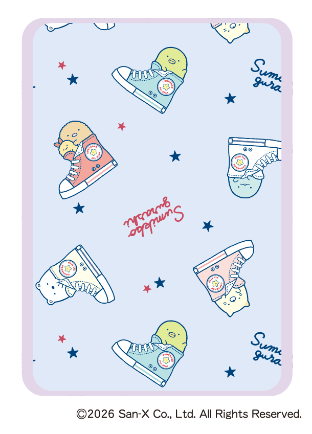 【CONVERSE】コンバース×すみっコぐらし パウダーラベンダー