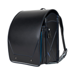 ワイドアップポッケ ブラック×ターコイズブルー